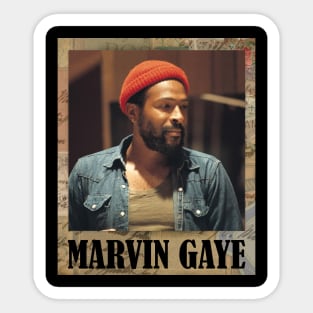 Marvin Gaye // Vintage Frame Sticker